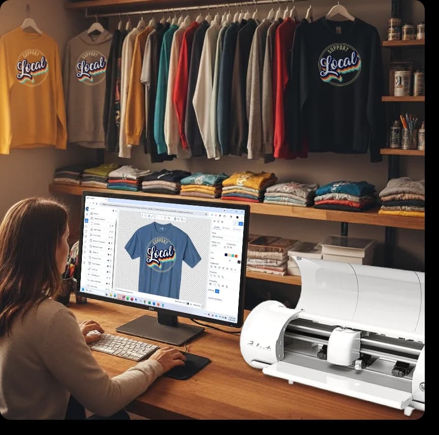 Designer using Cadworxlive interface